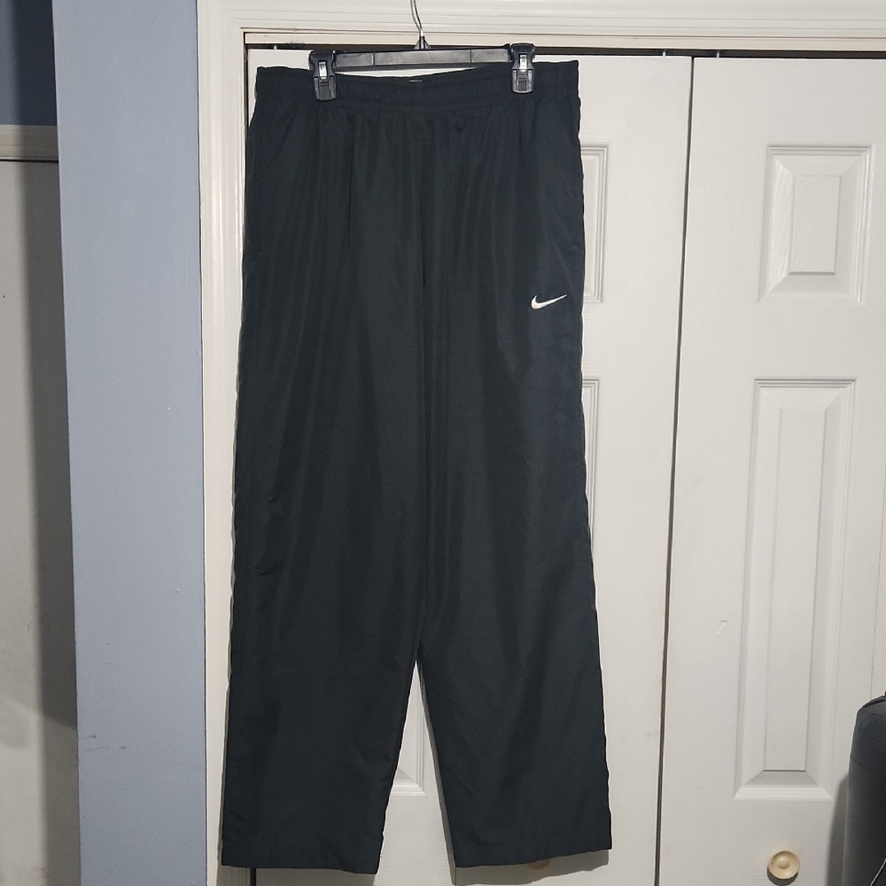 Nike Dark Gray Trackpants with White Logo